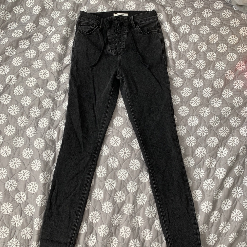 pacsun black high-rise jeggings